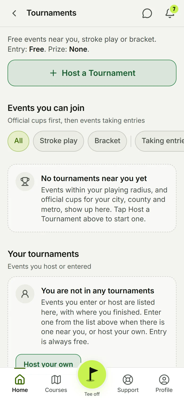 Tournaments