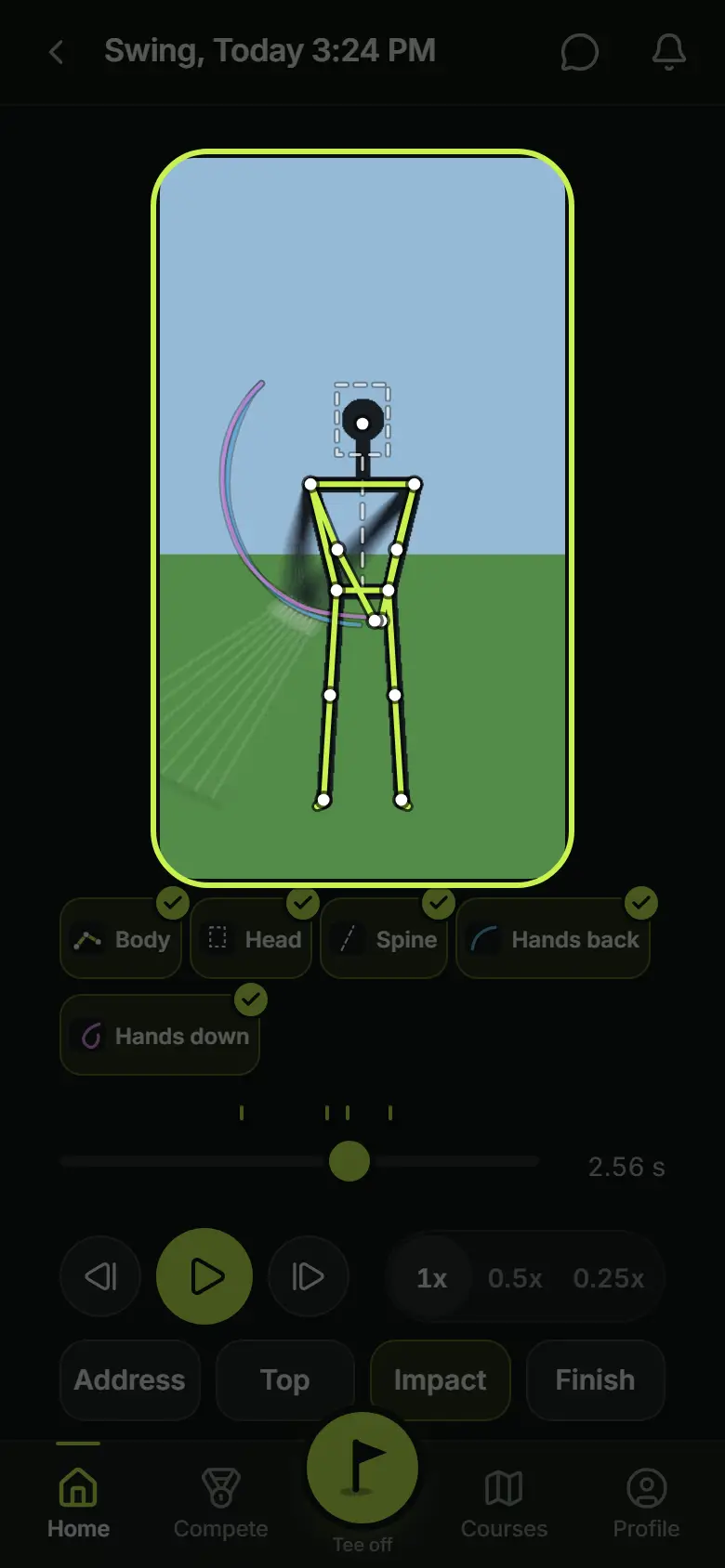 The swing camera